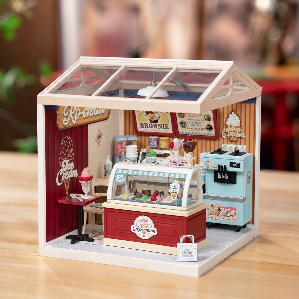 Boutique de glaces savoureuses 