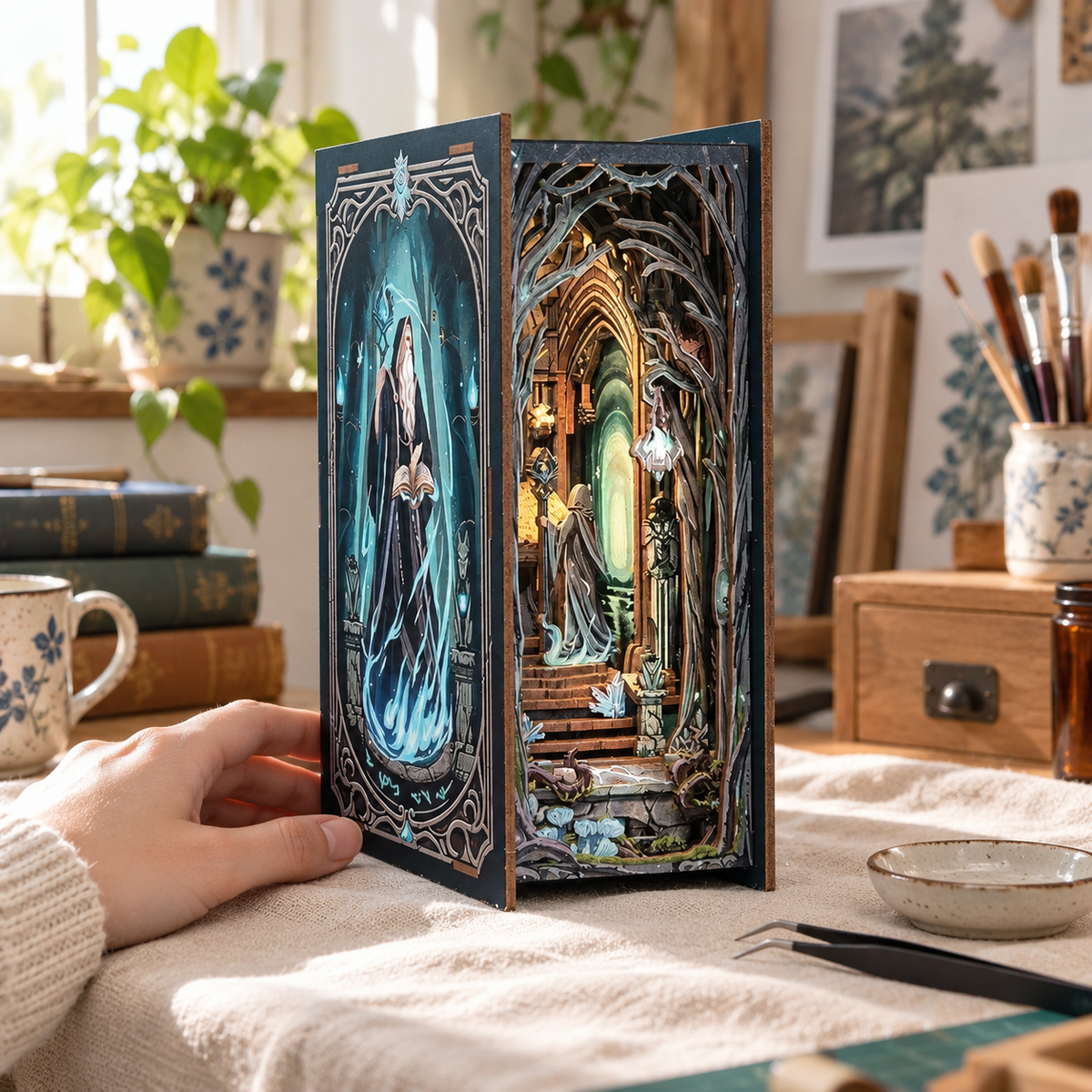 gate of wonderland — finishing a miniature at home