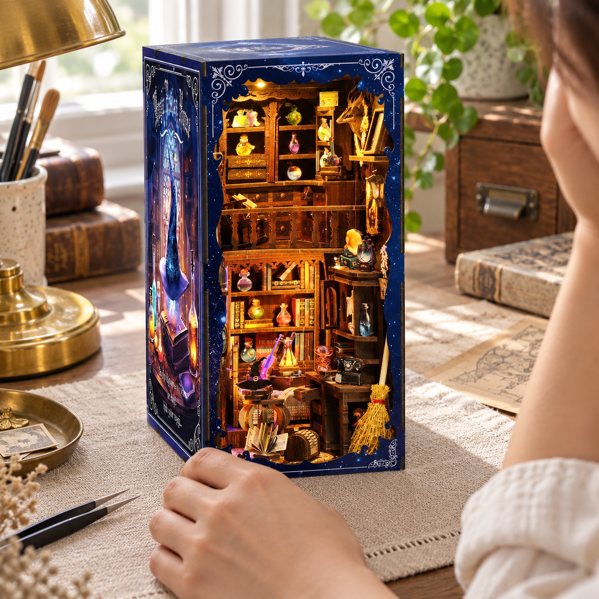magic study house — finishing a miniature at home