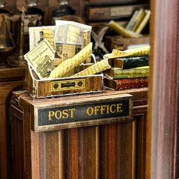 Parcels at the counter