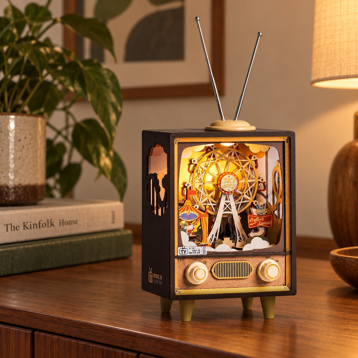 Sunset Carnival completed miniature displayed at home