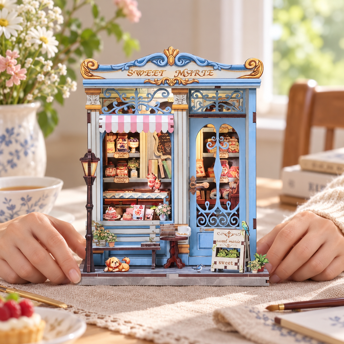 Sweet Marie miniature kit on a home craft table