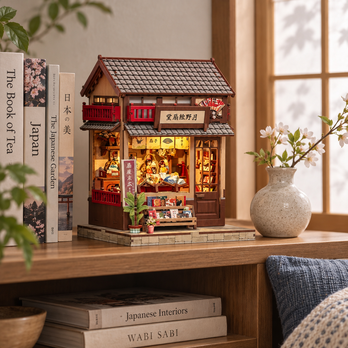 tsukino eogi hall — a finished miniature in a personal home setting