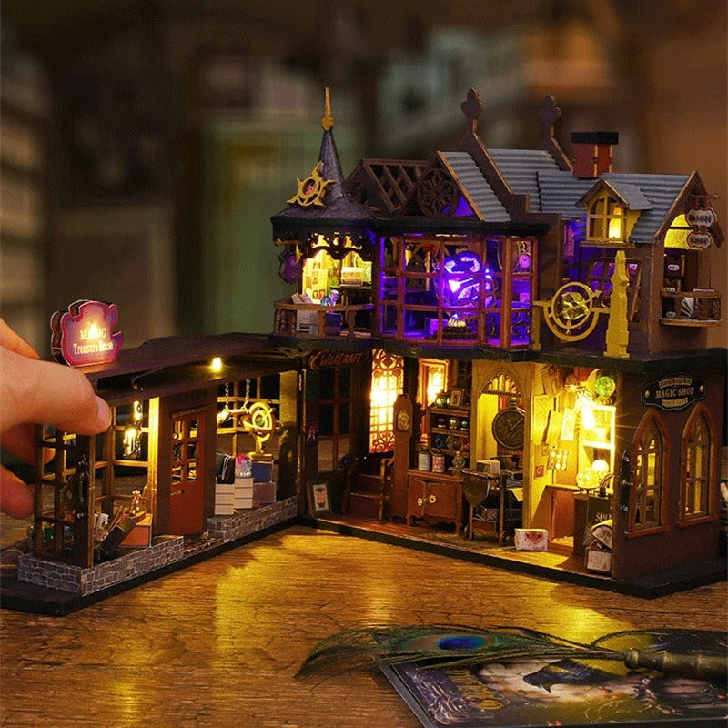 Magic Treasure House - DIY Book Nook Kit | Miniature House