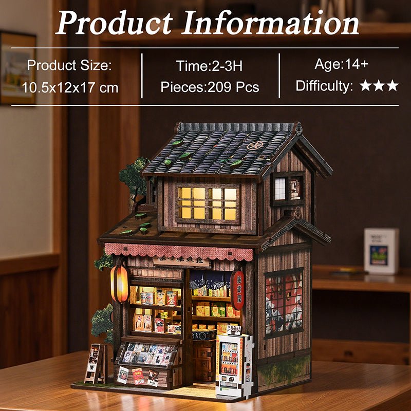 HiNooki - Kasuga Grocery StoreDIY Miniature House