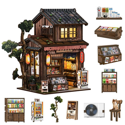HiNooki - Kasuga Grocery StoreDIY Miniature House