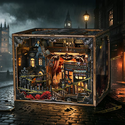 HiNooki - Lamplight Veiled PathDIY Book Nook Kit