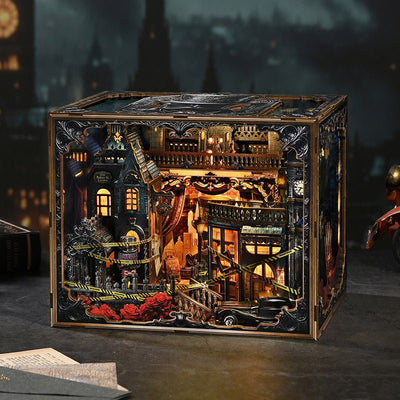 HiNooki - Lamplight Veiled PathDIY Book Nook Kit