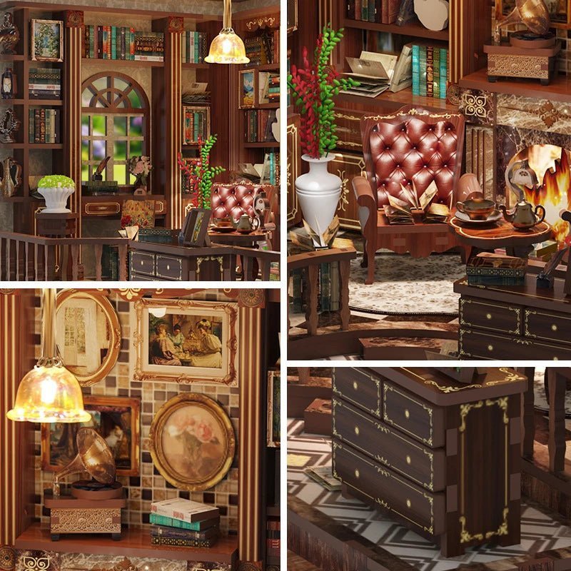 HiNooki - Left Bank Study HouseDIY Miniature House