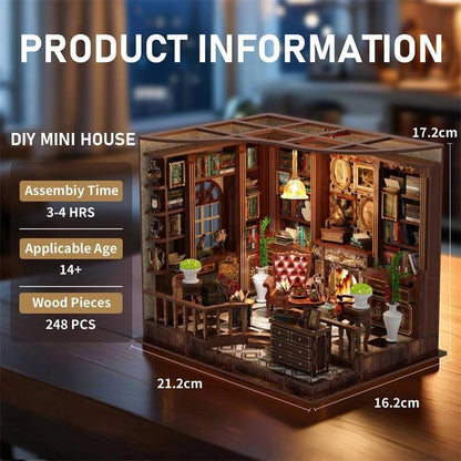 HiNooki - Left Bank Study HouseDIY Miniature House