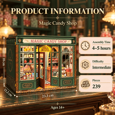 HiNooki - Magic Candy ShopDIY Book Nook Kit
