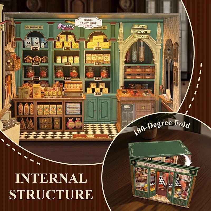 HiNooki - Magic Candy ShopDIY Book Nook Kit