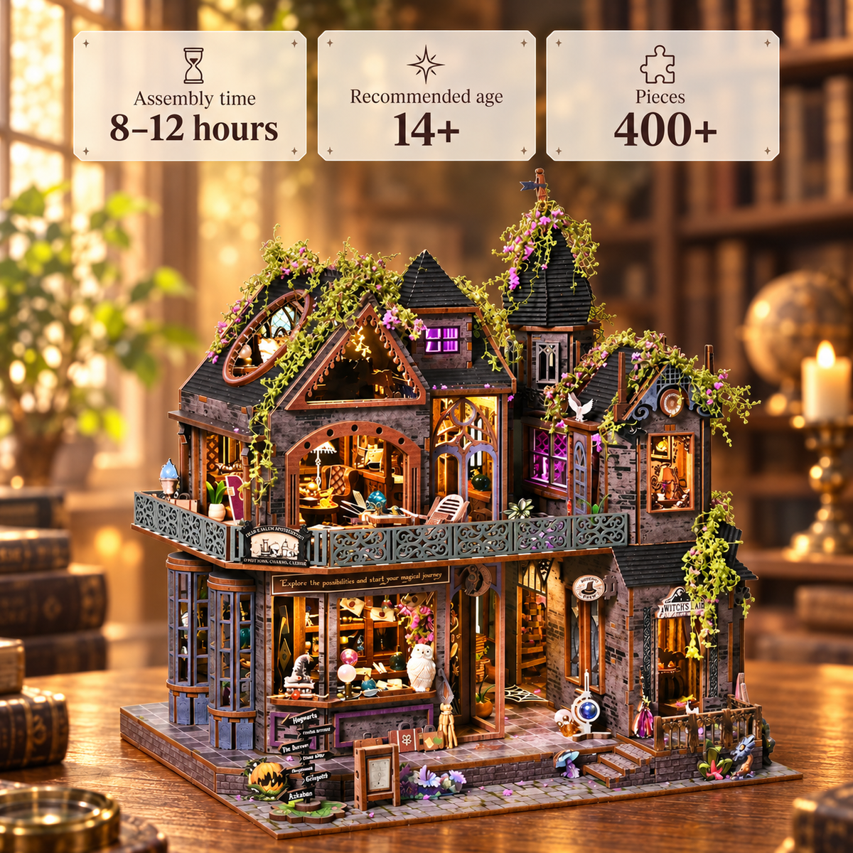HiNooki - Magic CastleDIY Miniature House Kit