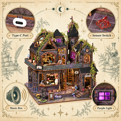 HiNooki - Magic CastleDIY Miniature House Kit