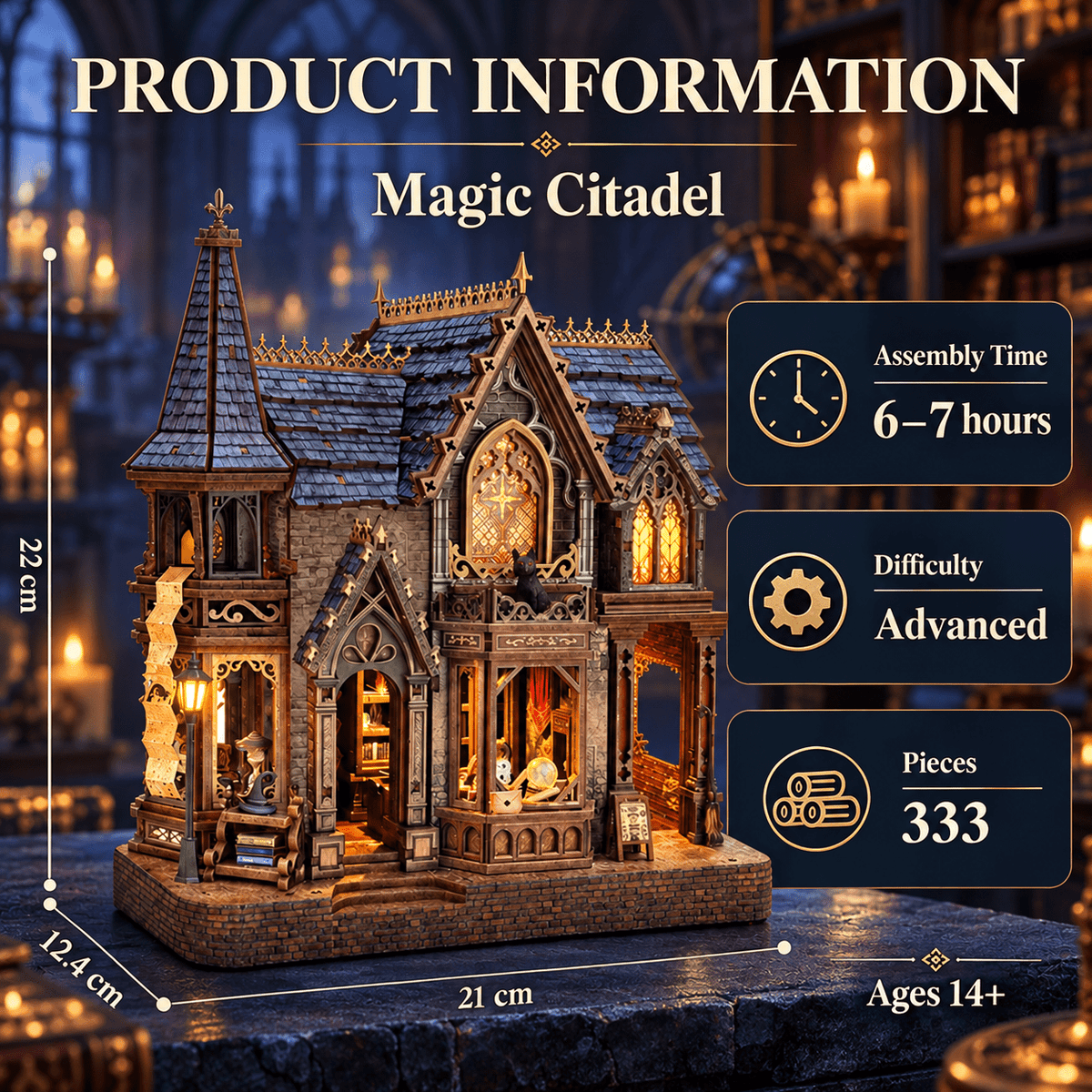 HiNooki - Magic CitadelDIY Miniature House Kit