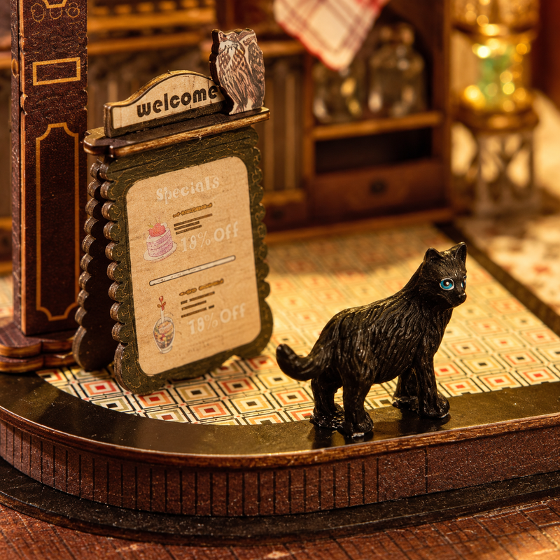 The café's smallest regular