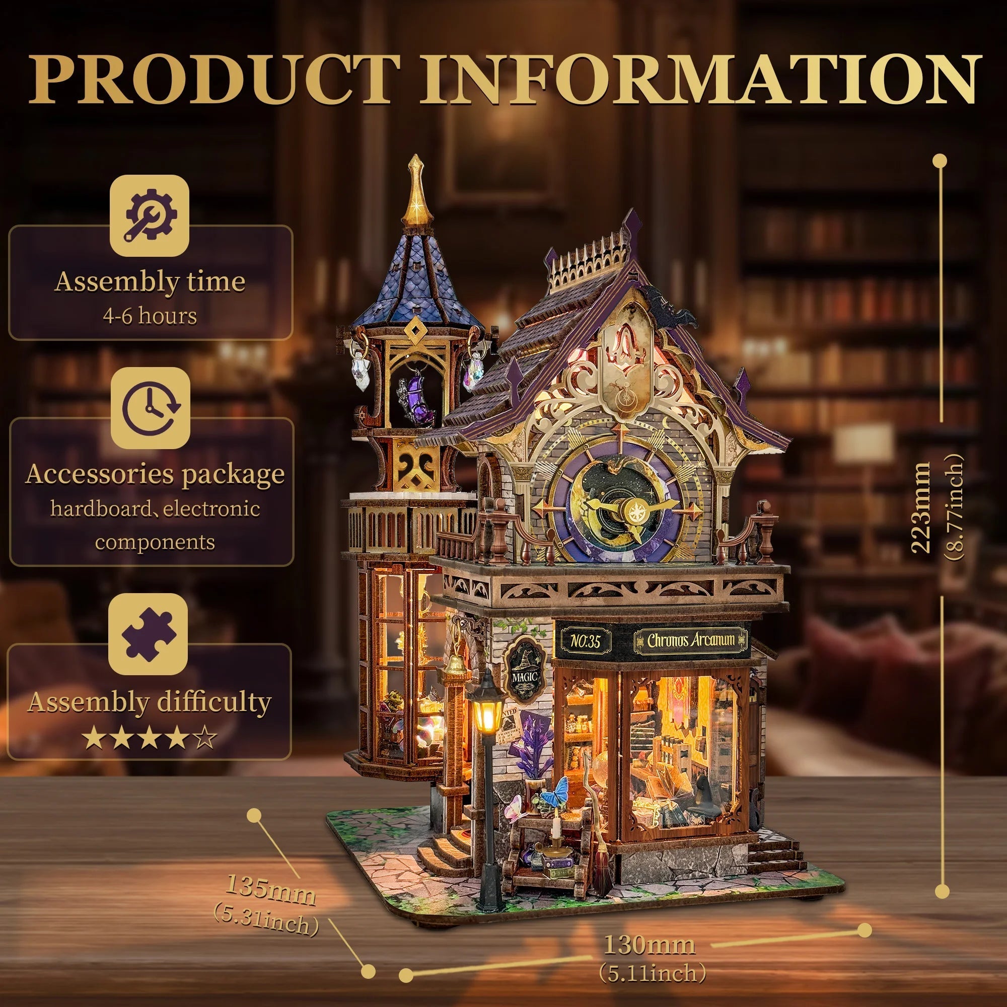 HiNooki - Magic Moon TowerBook Nook