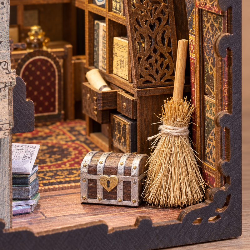 A broom and a little treasure