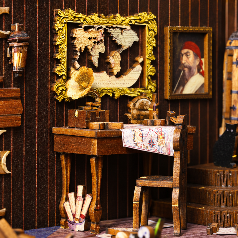 The captain's map table