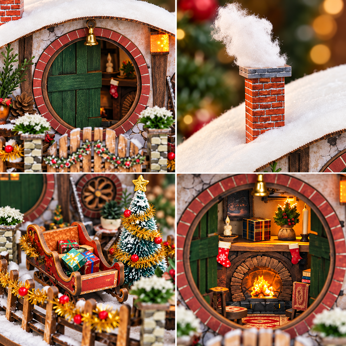 HiNooki - Magic Ring Snow HouseDIY Miniature House Kit