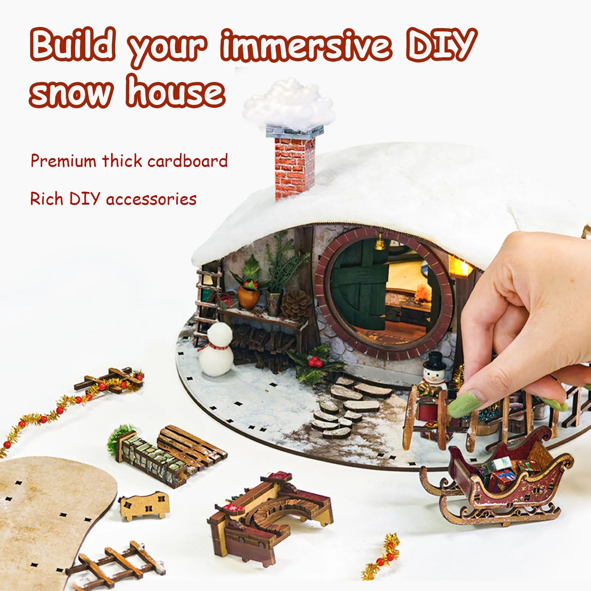 HiNooki - Magic Ring Snow HouseDIY Miniature House Kit