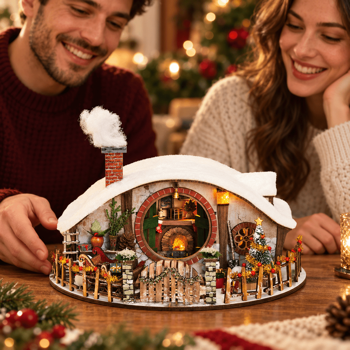 HiNooki - Magic Ring Snow HouseDIY Miniature House Kit