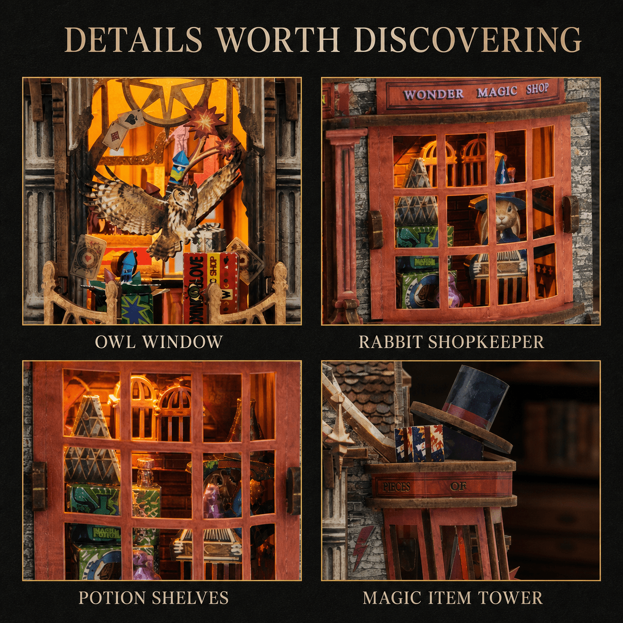HiNooki - Magic Wonder HouseDIY Miniature House
