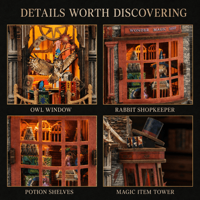 HiNooki - Magic Wonder HouseDIY Miniature House