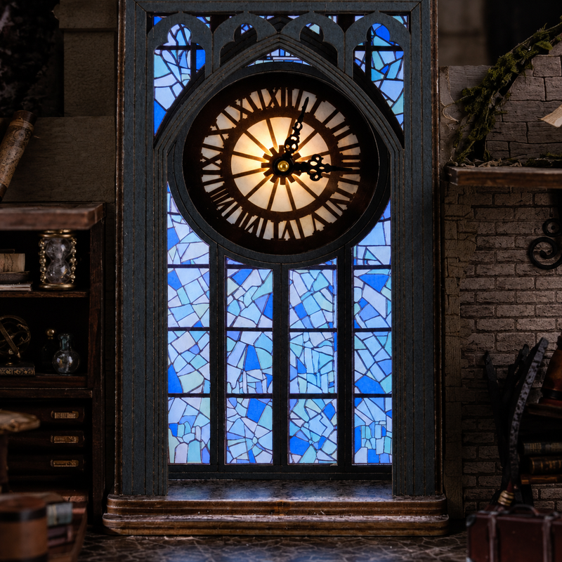The grand clock window