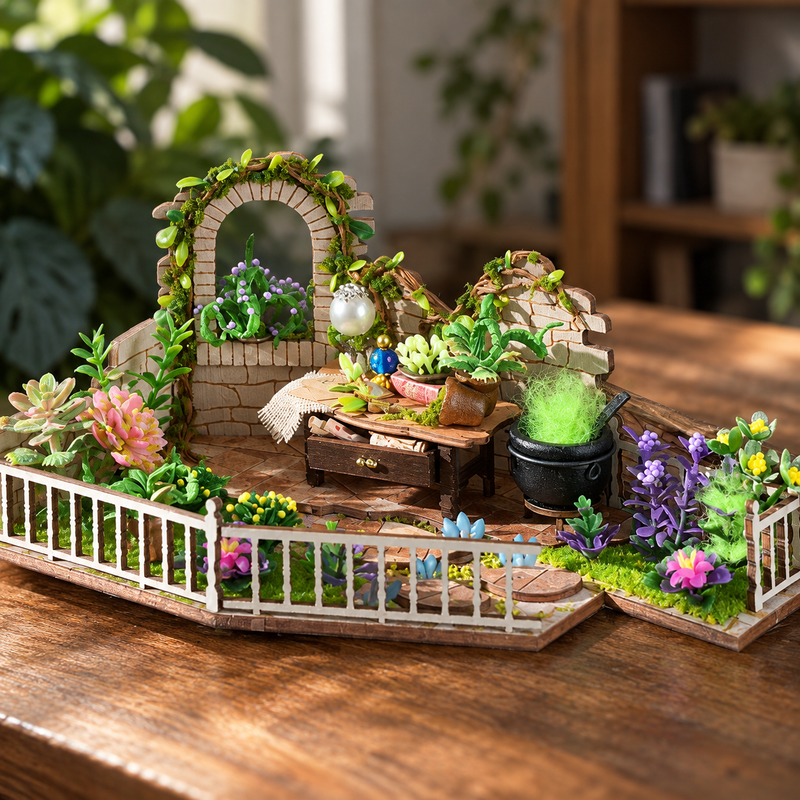 A garden above it all