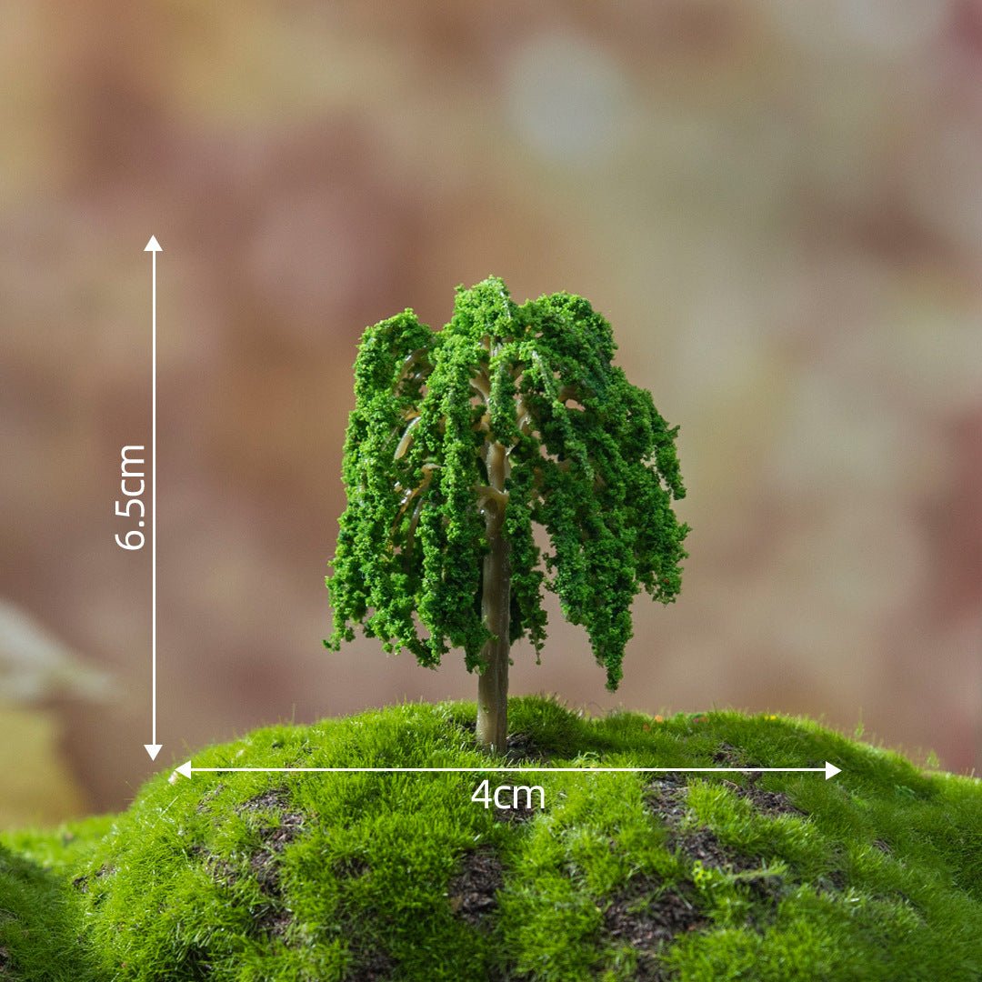 HiNooki - Mini Seasonal Tree - 🌿 Summer Willow TreeDollhouse Accessories