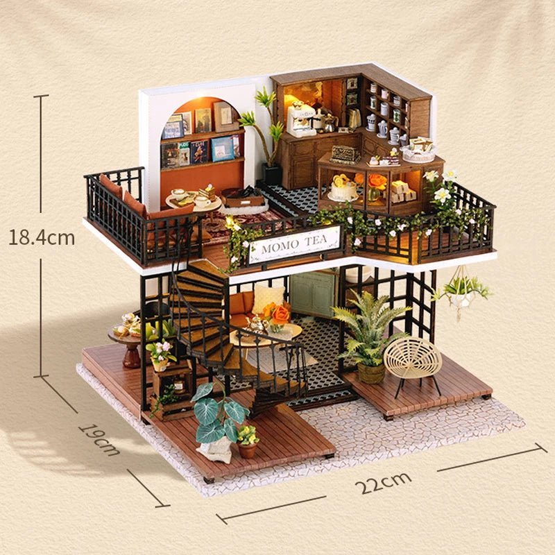 HiNooki - MOMO TeaDIY Miniature House