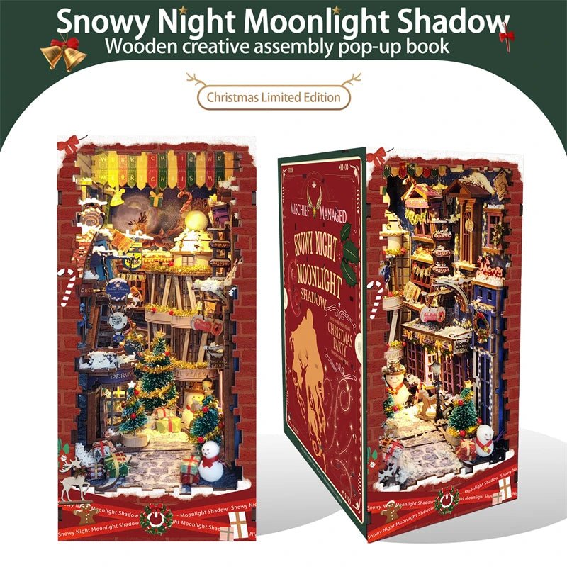 HiNooki - Moonlight ChristmasBook Nook