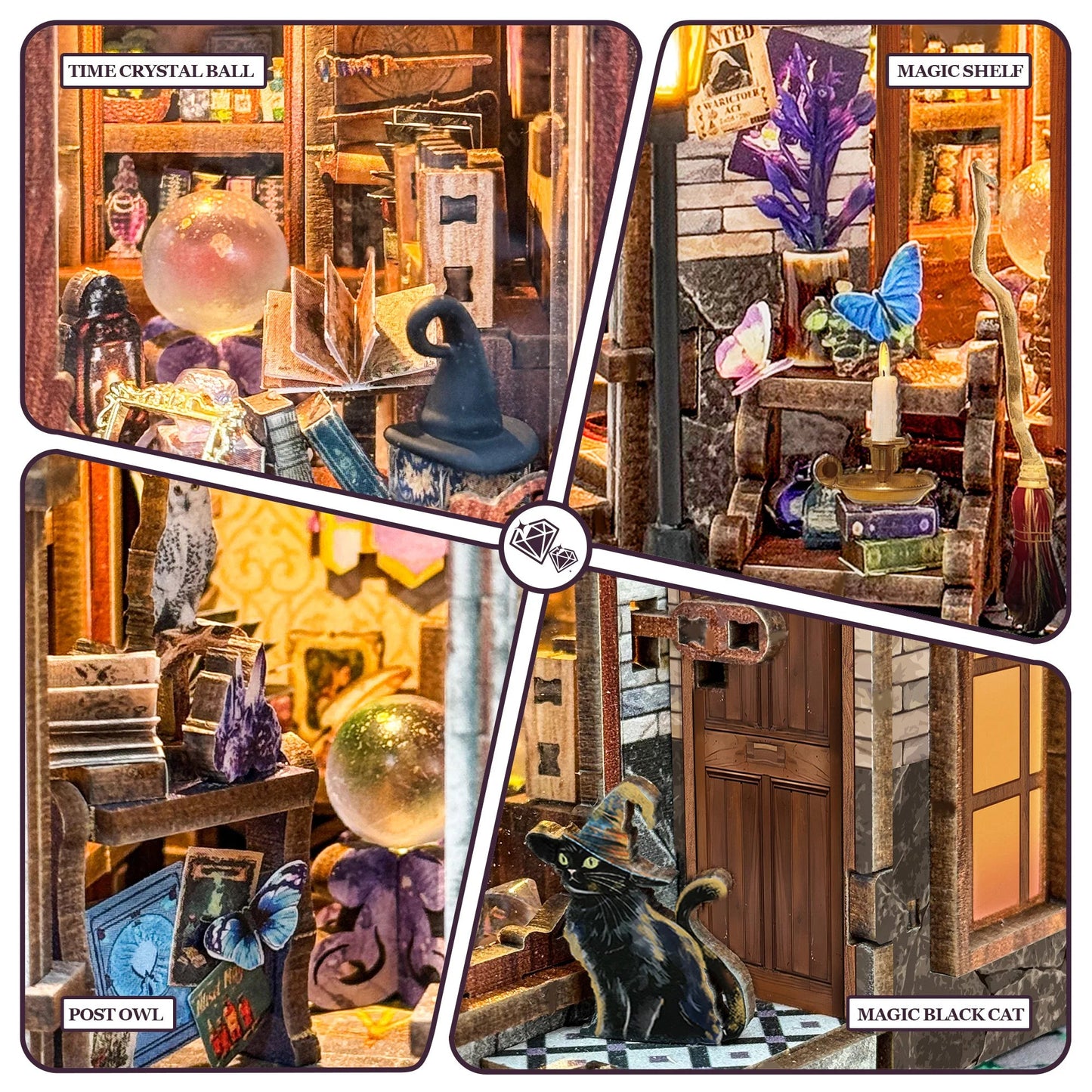 Moonlit Clock Cottage - HiNooki