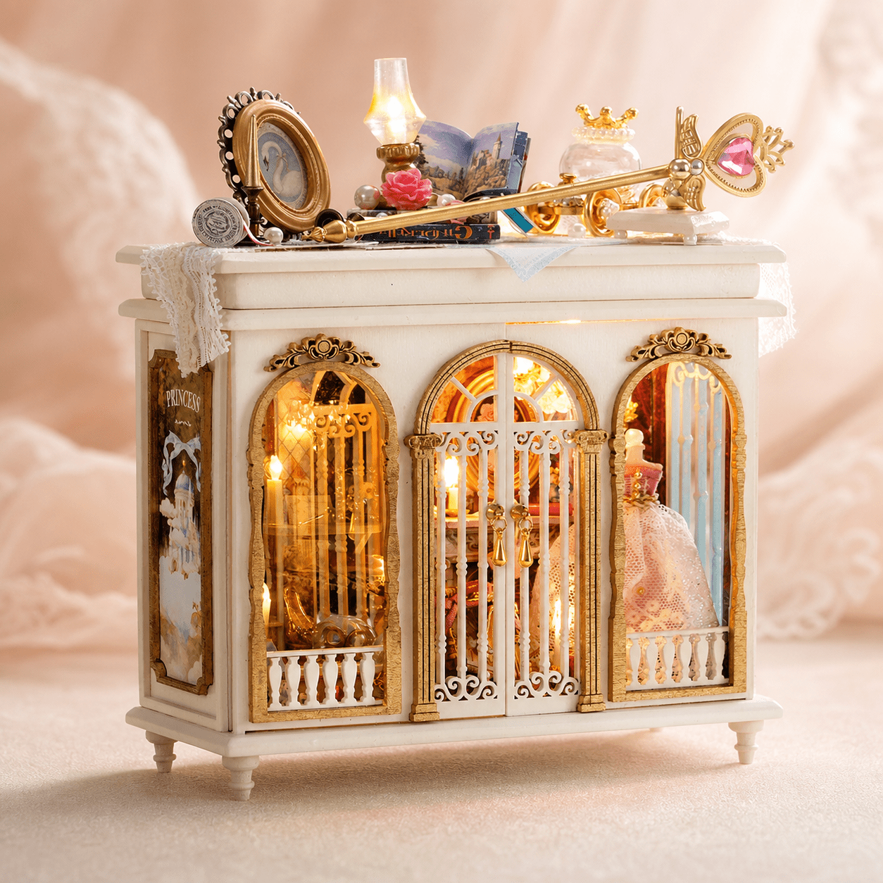 HiNooki - Moonlit Dreamy Mirror3D Wooden Puzzles