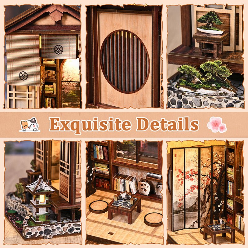 HiNooki - Moss - Lantern GardenBook Nook