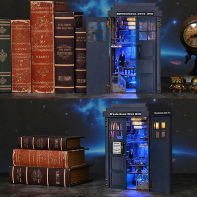 Mysterious Blue Box – DIY book nook kit, HiNooki (image 5)
