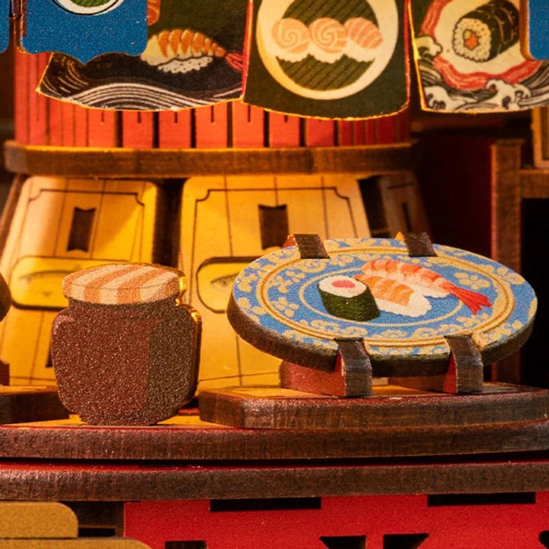 The smallest tables for a sushi feast