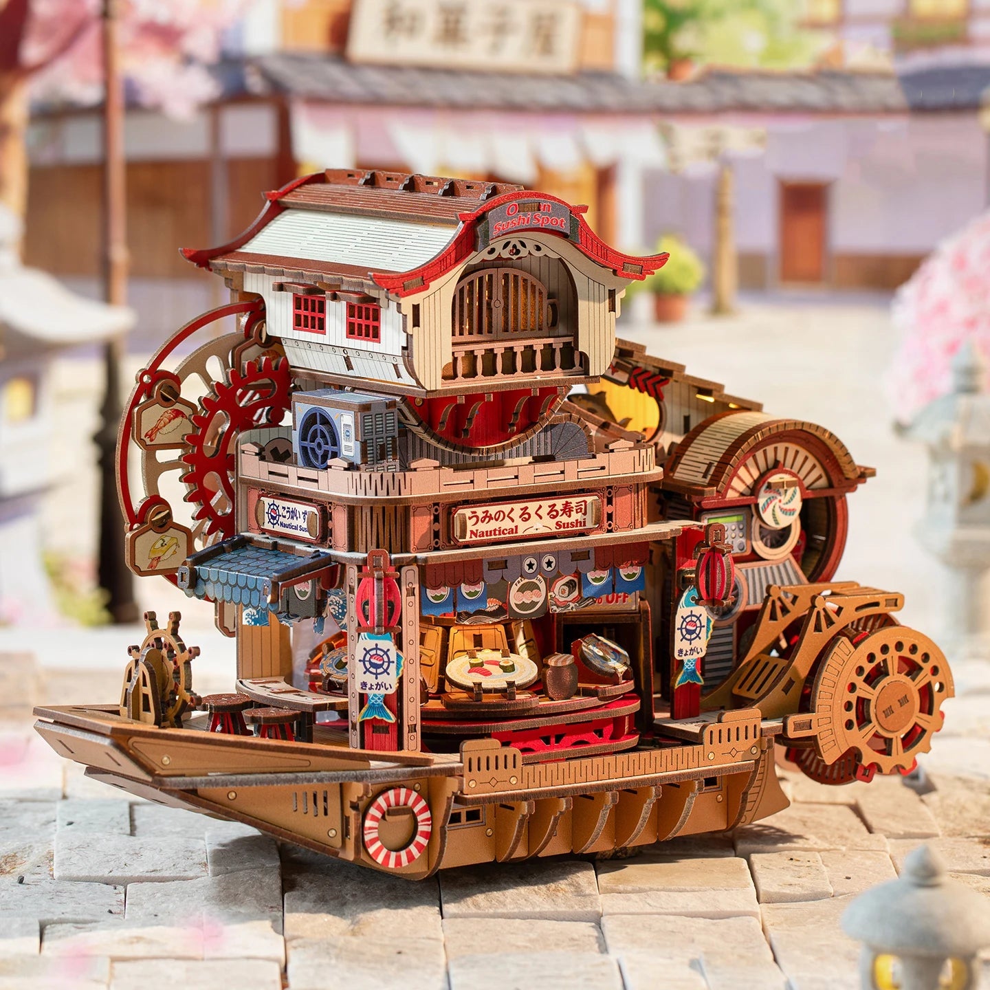 HiNooki - Nautical Sushi3D Wooden Puzzles