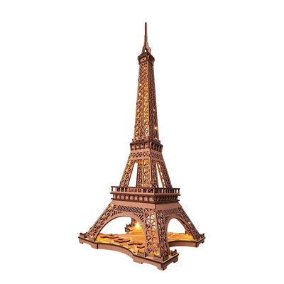HiNooki - Night of the Eiffel Tower3D Wooden Puzzles