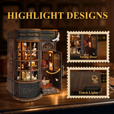 HiNooki - Night Owl CourierDIY Book Nook Kit