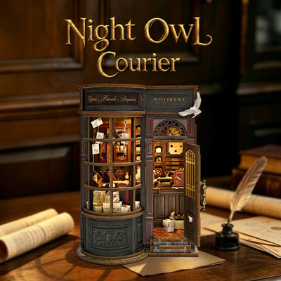 HiNooki - Night Owl CourierDIY Book Nook Kit