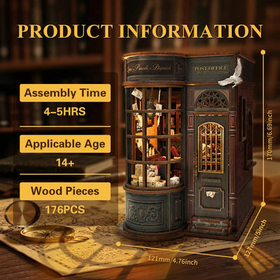 HiNooki - Night Owl CourierDIY Book Nook Kit