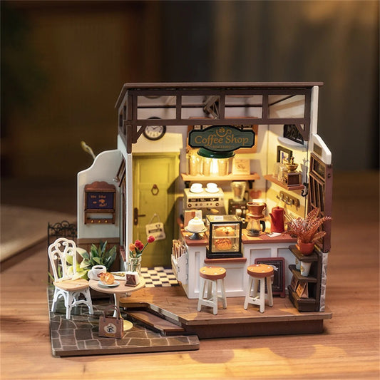 HiNooki - NO.17 Cafe3D Wooden Puzzles