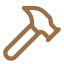 Assembly hammer icon