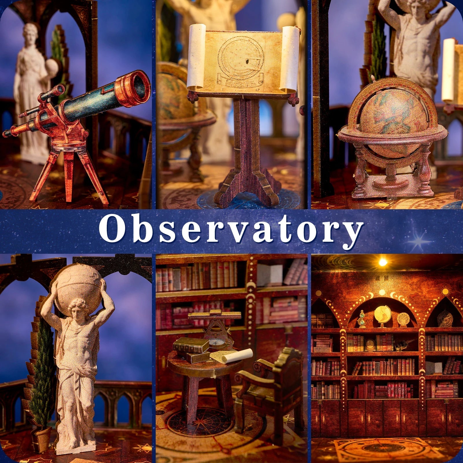 HiNooki - Observatory3D Wooden Puzzles