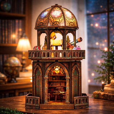 HiNooki - Observatory3D Wooden Puzzles