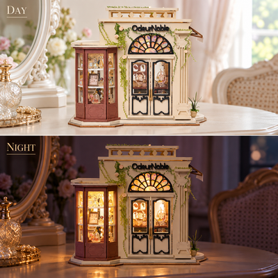 Odeur Noble miniature perfume shop — day night