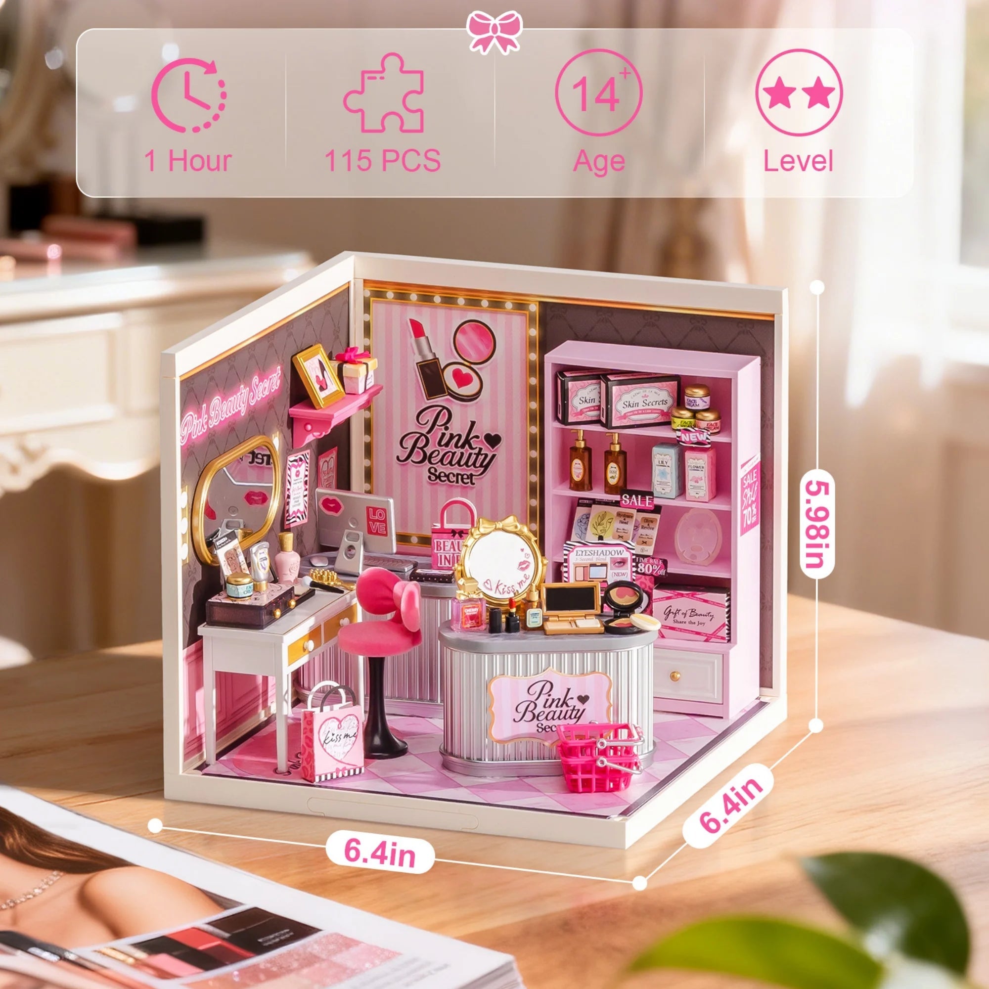 HiNooki - Pink Beauty SecretMiniature World