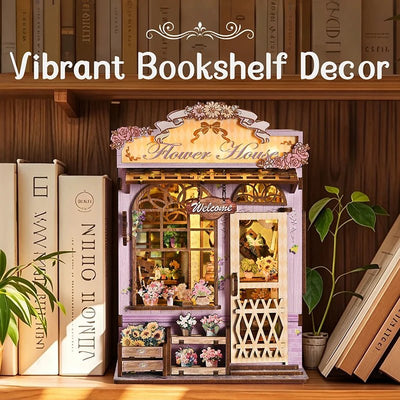 HiNooki - Quiet Corner Flower RoomBook Nook